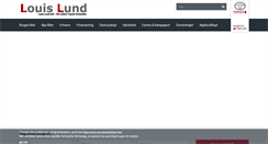 Desktop Screenshot of louis-lund.dk